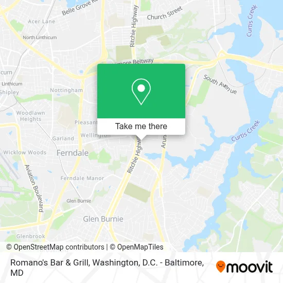Romano's Bar & Grill map