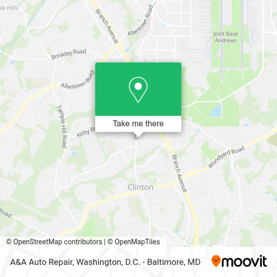 A&A Auto Repair map