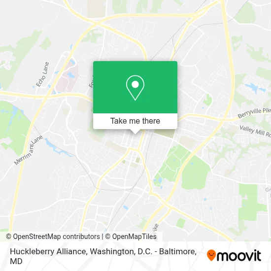 Huckleberry Alliance map