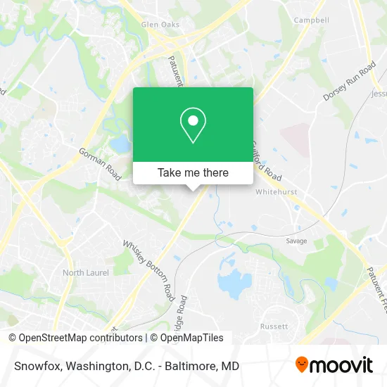 Snowfox map