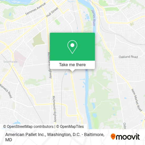 American Pallet Inc. map