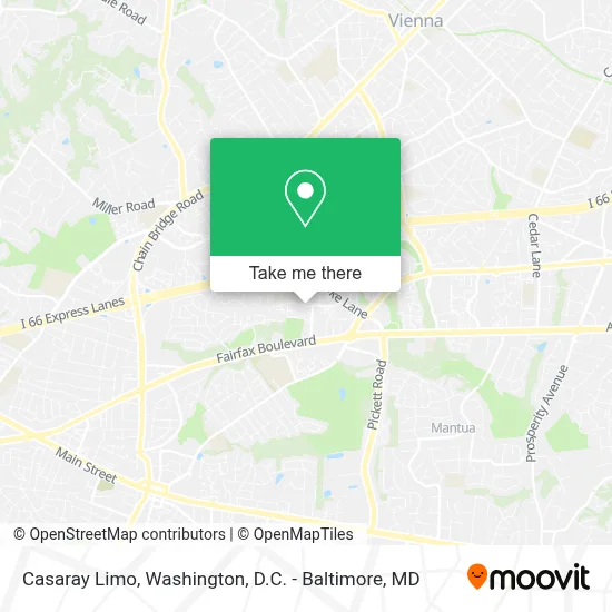 Casaray Limo map
