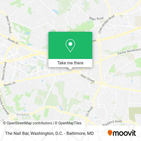 The Nail Bar map
