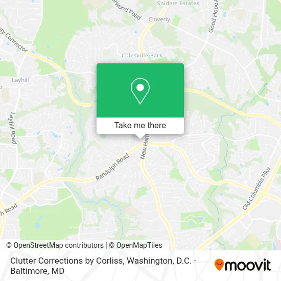 Clutter Corrections by Corliss map