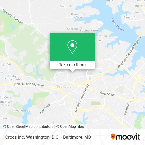 Crocs Inc map