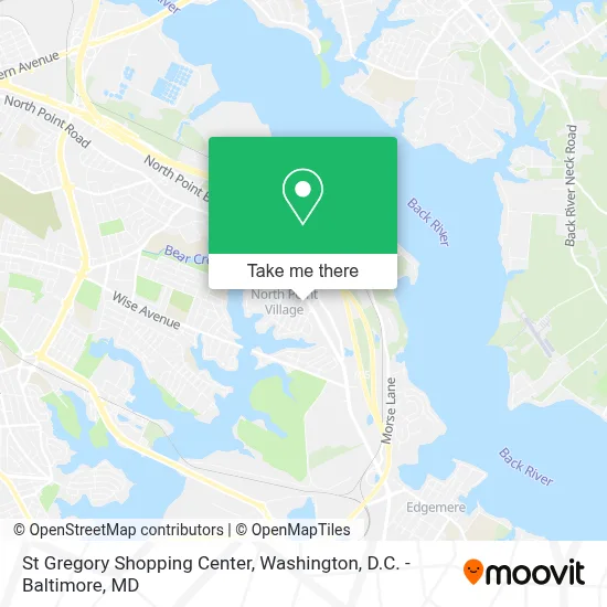 St Gregory Shopping Center map