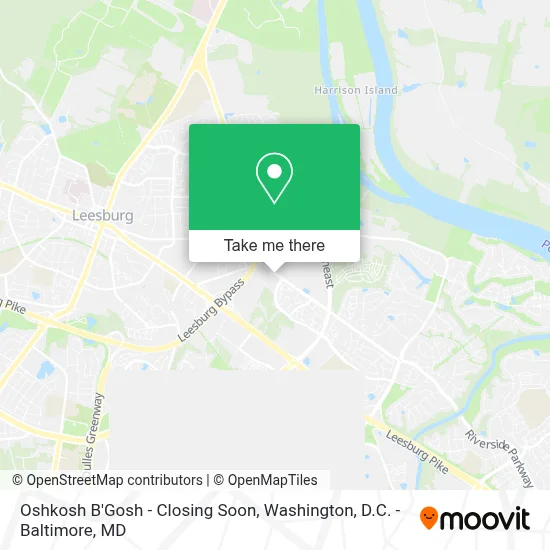 Oshkosh B'Gosh - Closing Soon map