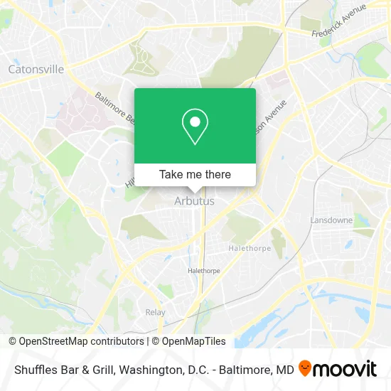 Shuffles Bar & Grill map