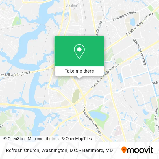 Refresh Church map