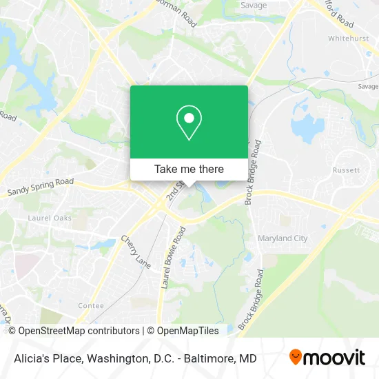 Alicia's Place map