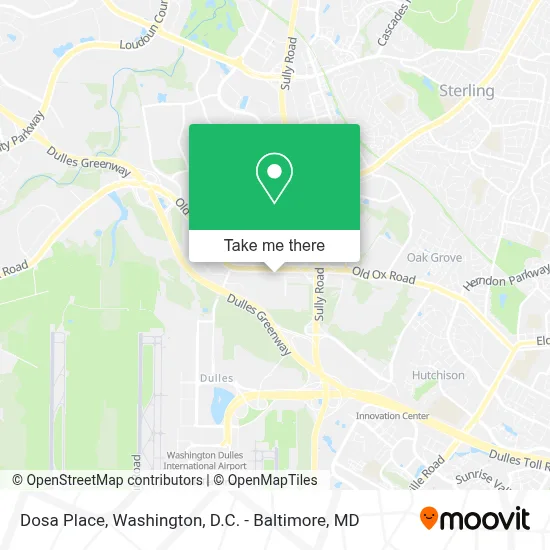 Dosa Place map