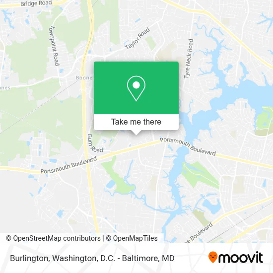 Burlington map