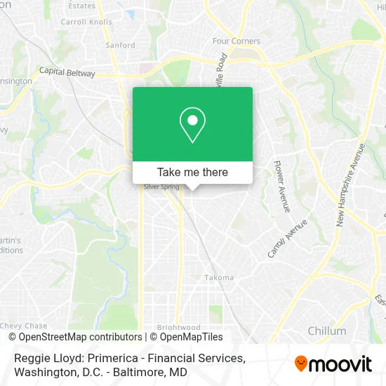 Reggie Lloyd: Primerica - Financial Services map