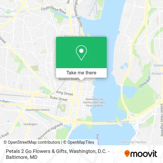 Petals 2 Go Flowers & Gifts map