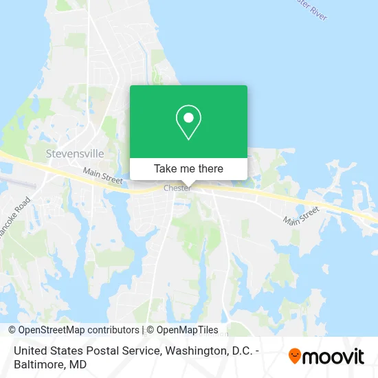 United States Postal Service map