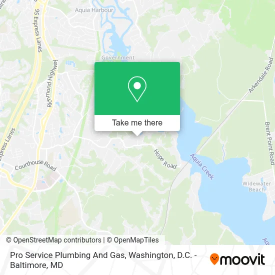 Pro Service Plumbing And Gas map