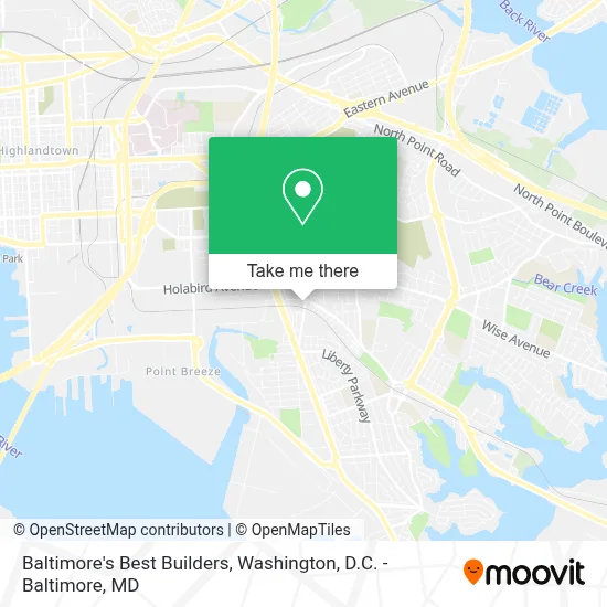 Baltimore's Best Builders map