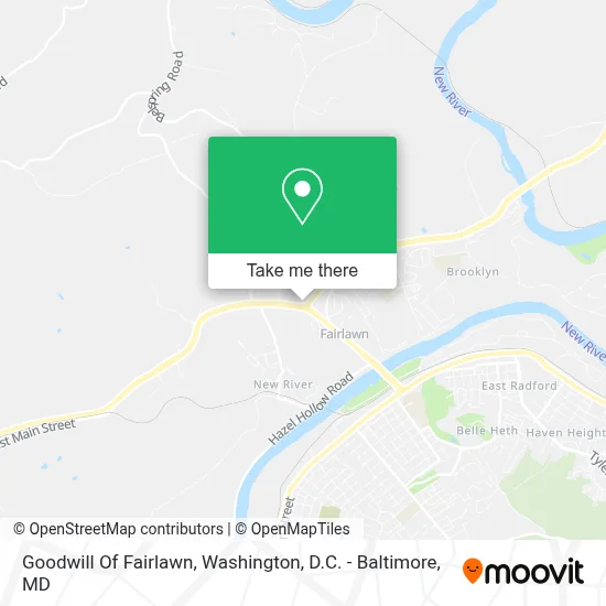 Goodwill Of Fairlawn map