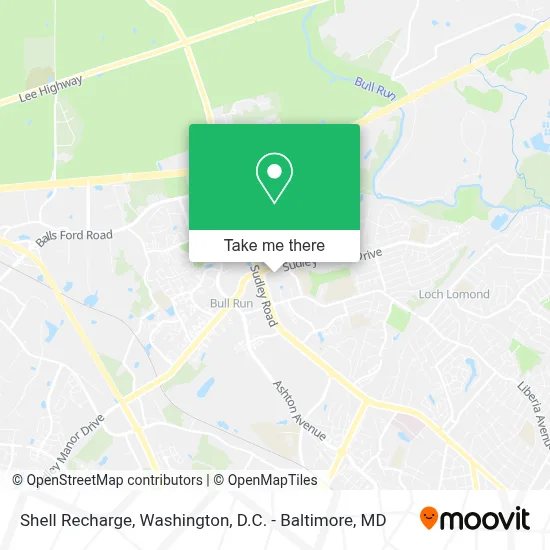 Shell Recharge map
