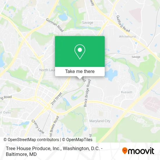 Tree House Produce, Inc. map
