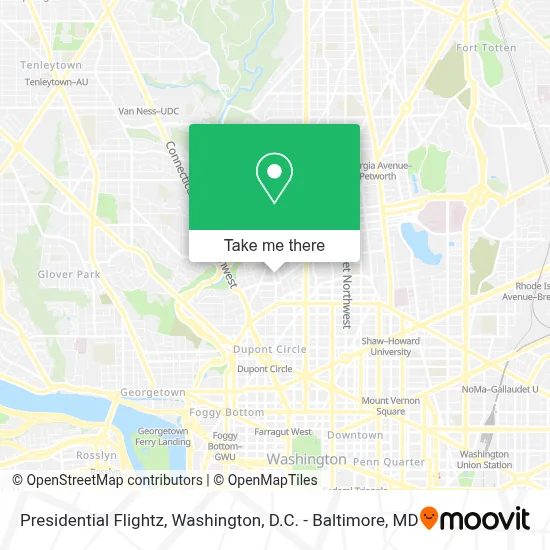 Presidential Flightz map