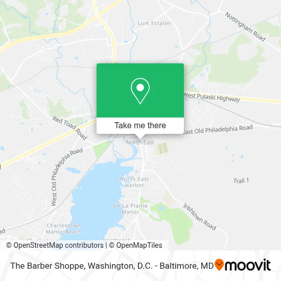 The Barber Shoppe map