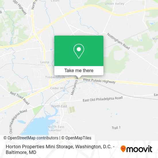 Horton Properties Mini Storage map