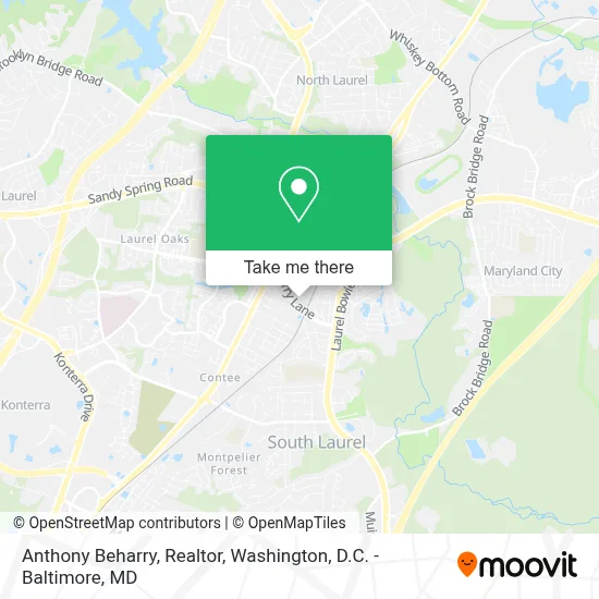 Anthony Beharry, Realtor map
