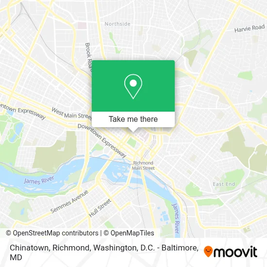 Chinatown, Richmond map