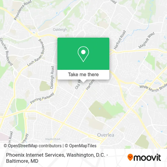 Phoenix Internet Services map