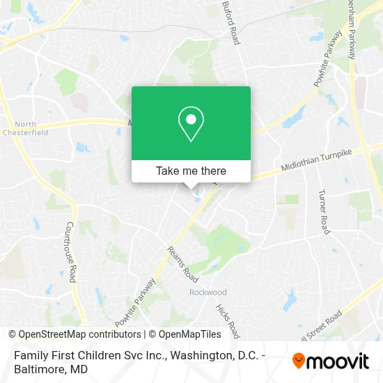 Family First Children Svc Inc. map