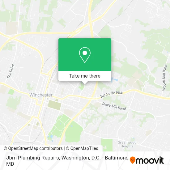 Jbm Plumbing Repairs map