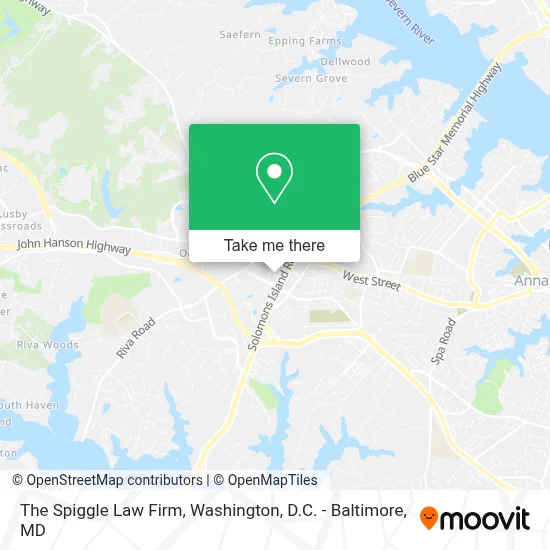 The Spiggle Law Firm map