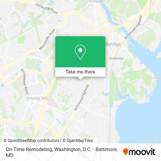 On-Time Remodeling map
