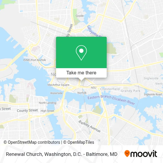 Renewal Church map