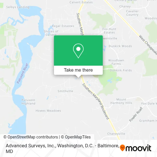 Advanced Surveys, Inc. map