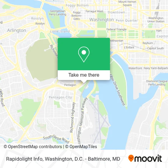 Rapidolight Info map