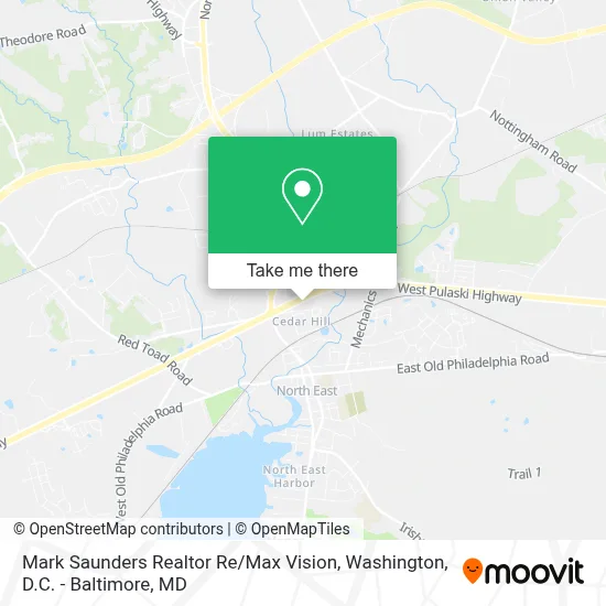Mark Saunders Realtor Re / Max Vision map