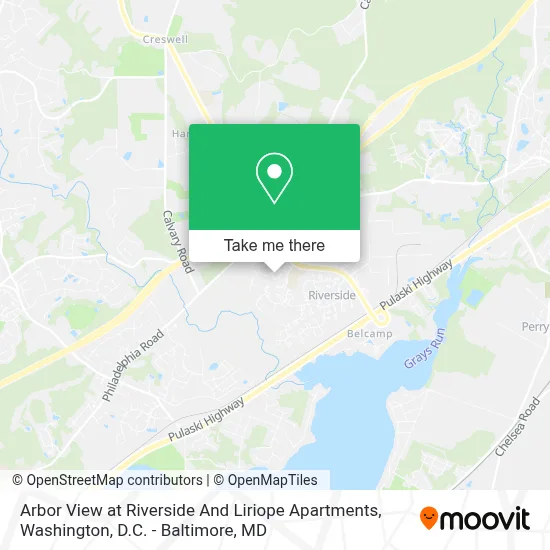 Arbor View at Riverside And Liriope Apartments map