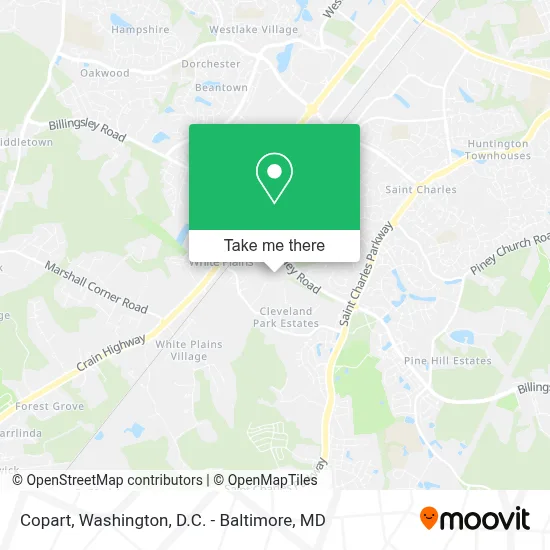 Copart map
