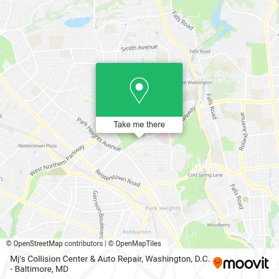 Mj's Collision Center & Auto Repair map
