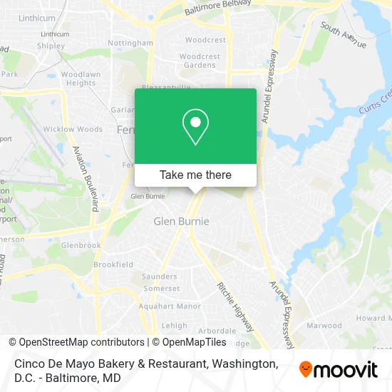 Cinco De Mayo Bakery & Restaurant map