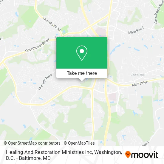 Healing And Restoration Ministries Inc map