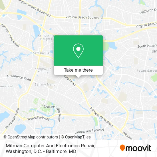 Mitman Computer And Electronics Repair map