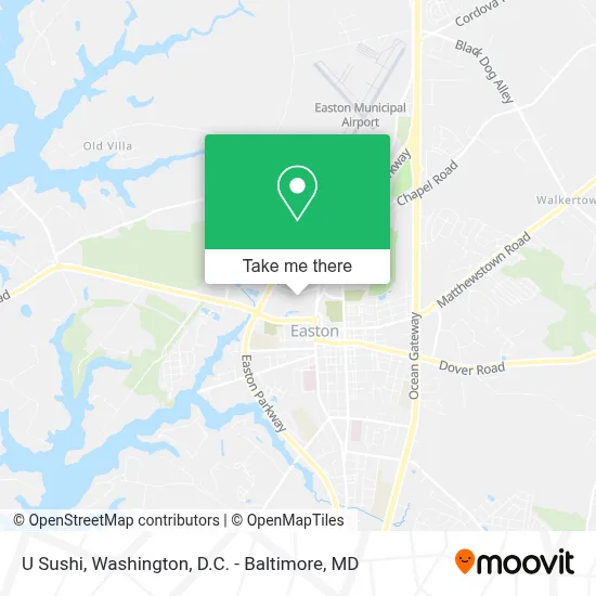 U Sushi map