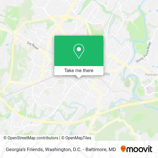 Georgia's Friends map