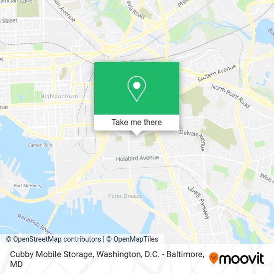 Cubby Mobile Storage map