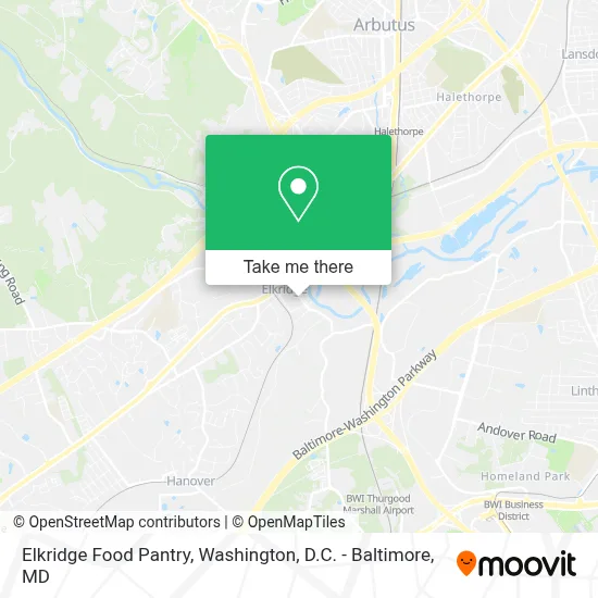 Elkridge Food Pantry map