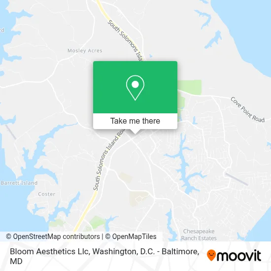Bloom Aesthetics Llc map