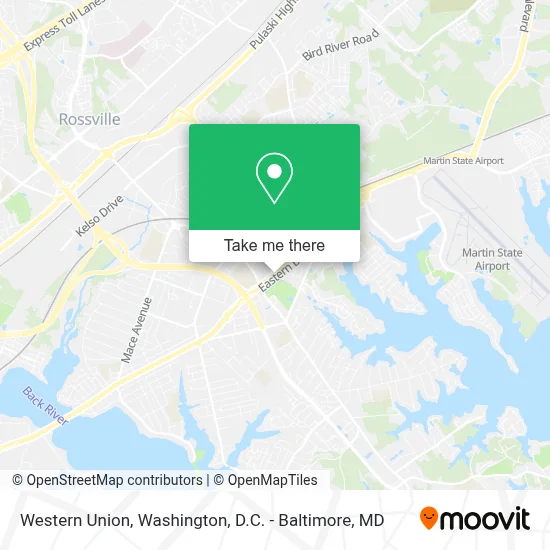 Western Union map